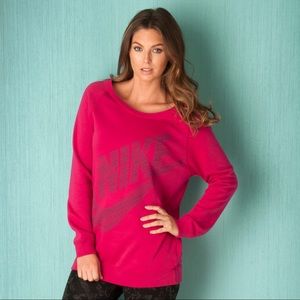 Nike Womens Rally Logo Crew Sweatshirt